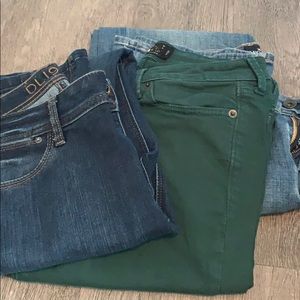 3 pairs of jeans lucky brand, Dl1961